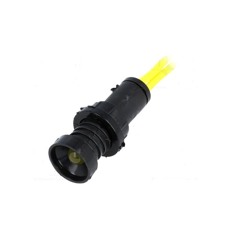 Kontrolka LED 10mm 230VAC żółta / LKM220-Y