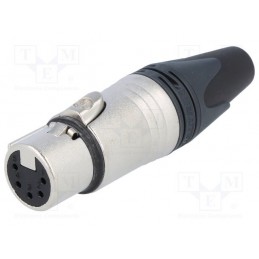 Gniazdo mikrofonowe XLR 5-pin NEUTRIK na kabel / NTR-NC5FXX