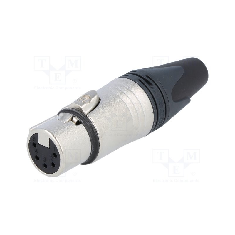 Gniazdo mikrofonowe XLR 5-pin NEUTRIK na kabel / NTR-NC5FXX
