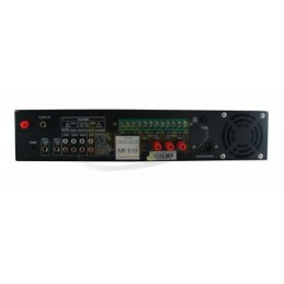 Wzmacniacz radiowęzłowy PA ZB1006SD 100W USB+SD+FM 6-strefowy / 004386