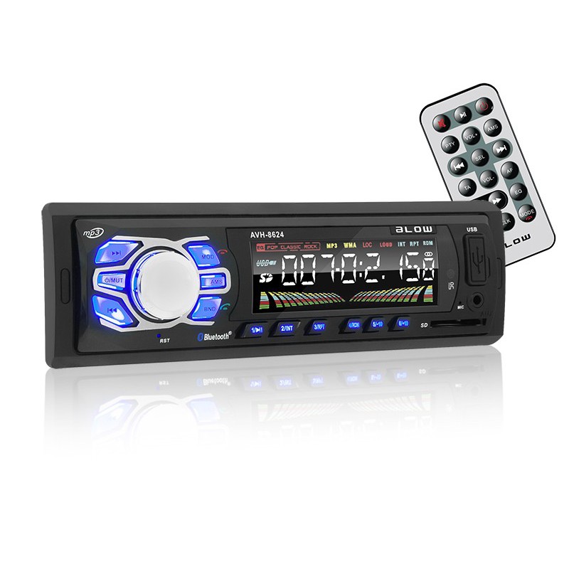 Radio samochodowe BLOW AVH-8624 2x45W MP3/USB/SD/MMC/BT/RDS / 78-269