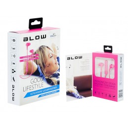 Słuchawki BLOW Bluetooth 4.1 różowe / 32-775