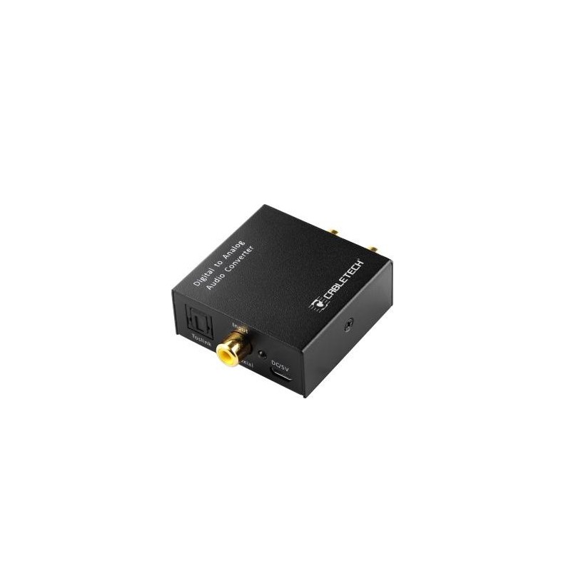 Konwerter sygnału AUDIO cyfra/analog-optyczne/RCA - zasilany z USB / ZLA0857-2
