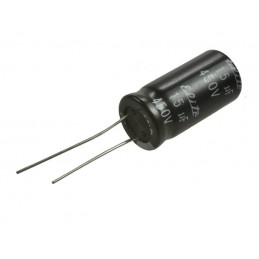 Kondensator 15uF/450V elektrolit 105st.c