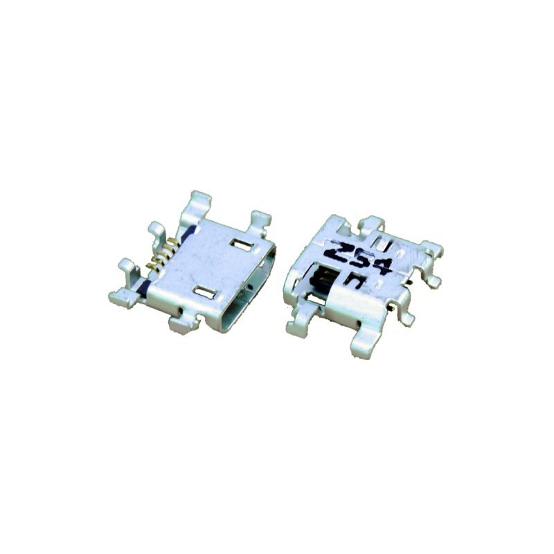 Gniazdo micro-USB 5-pin + 6 nóg do SMD np. do LENOVO