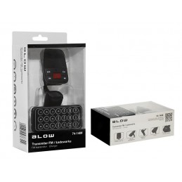 Transmiter FM BLOW USB + ład. 2,1A