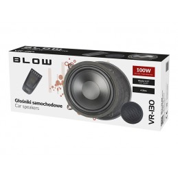 Głośniki samochodowe BLOW VR-130 woofer+tweetery+zwrotnice 100W / 30-845