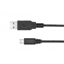 Złącze USB A/micro-USB wt-wt 1,0m długi wtyk (m.in. do DRIVE 4, 4S, 5) / KM0359