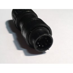 Wtyk mini-DIN 8p 360st plastik na kabel
