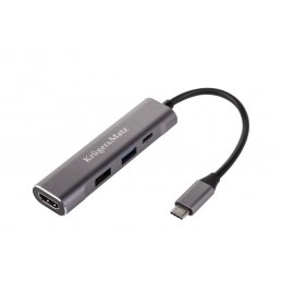 HUB USB-C port / HDMI/USB 3.0 /USB 2.0 Kruger&Matz / KM0400