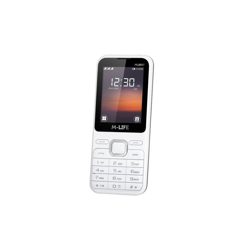 Telefon GSM M-LIFE ML600 biały / ML0697W
