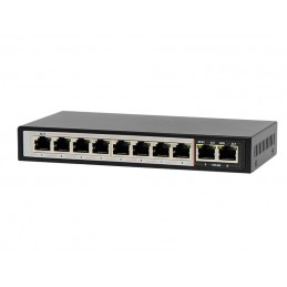 Switch 10-portowy (8x POE 48V + 2 porty Gigabit) AI2082G / 77-941