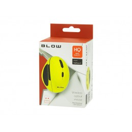Mysz bezprzewodowa optyczna BLOW MB-50 limonk / 84-008