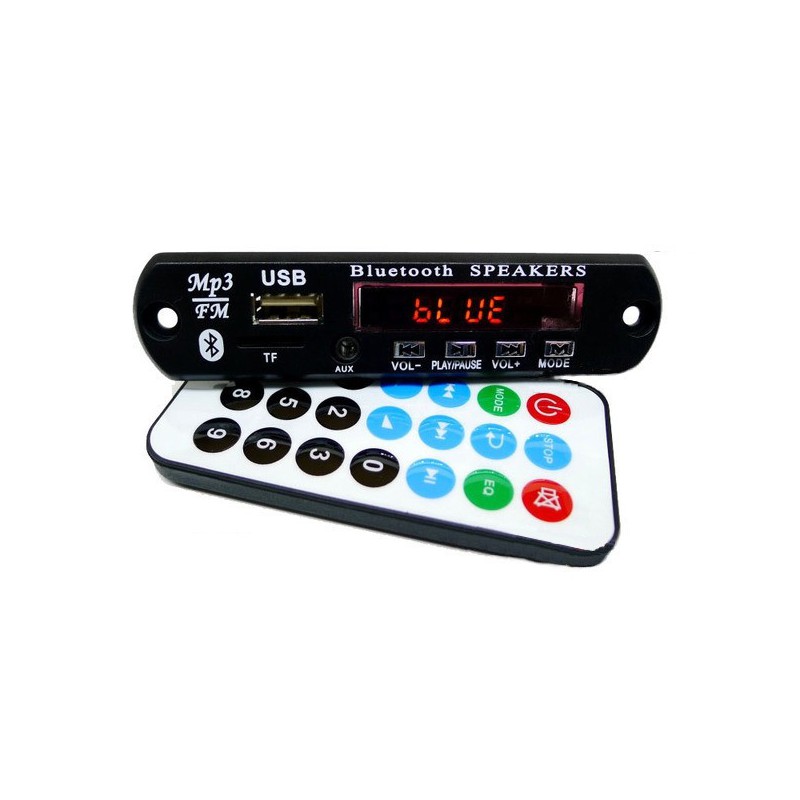 Moduł montażowy panel MP3, Radio, USB, AUX, Bluetooth / 007740 aks