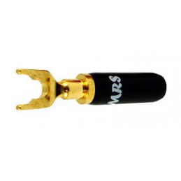 Konektor widełkowy MRS127 8mm. pod zacisk głośnikowy czarny