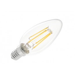 Żarówka LED E-14 4W 470Lm filament - biała ciepła