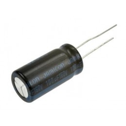 Kondensator 100uF/160V elektrolit 105st.c 