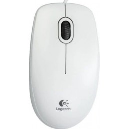 Mysz optyczna Logitech B100 USB biała
