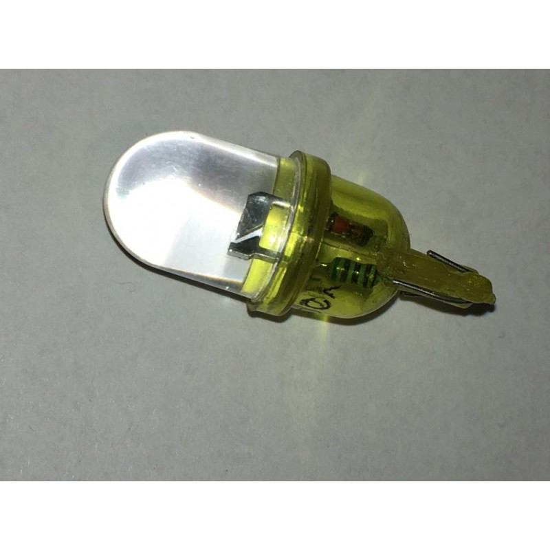 Żarówka LED R-10 12V żółta matowa