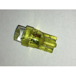 Żarówka LED R-10 12V żółta/stożek