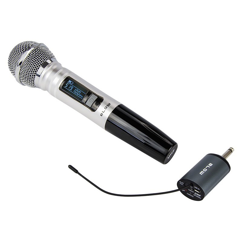 Mikrofon bezprzewodowy BLOW PRM904 UHF 1-kanałowy / 33-021