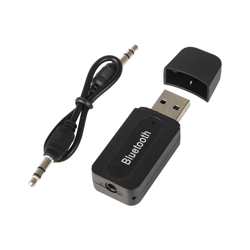 Adapter Audio / Bluetooth 5.0 USB - AUX - mini-Jack 3.5mm - Odbiornik do TV  głośników