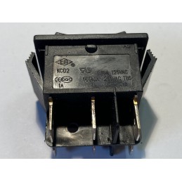 Przełącznik klawisz KCD2 do wyciągarki chwilowy 230V 16A 3-poz 2-tory 2xNO