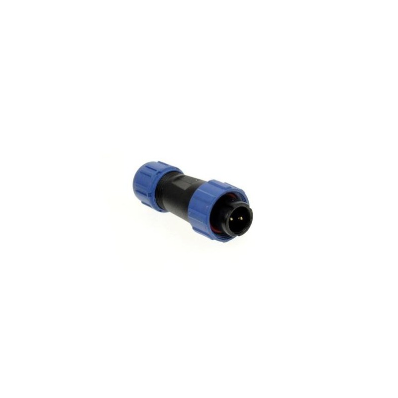 Złącze przemysłowe 2pin wtyk na przewód 13A 250V 13mm SP1310/P2I / 20318
