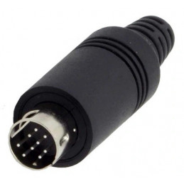 Wtyk mini-DIN 9p na kabel