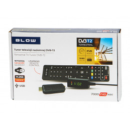 Tuner DVB-T2 TV naziemnej BLOW 7000FHD Mini H.265 HEVC / 77-044