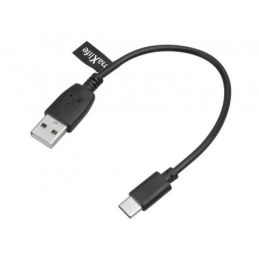 Złącze USB 3.0 A - USB-C 0,2m 2A czarne Maxlife