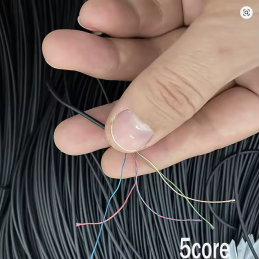 Przewód do naprawy słuchawek 5 żyłowy 1,5mm - Aipinchum DIY Audio - 1