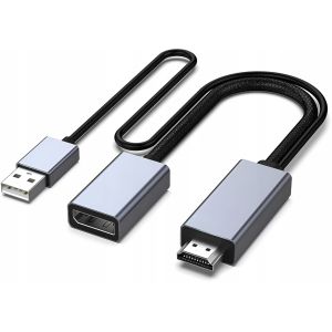 Przejście  HDMI wt. do DISPLAYPORT gn. 4K / JL-HD1001K - 1