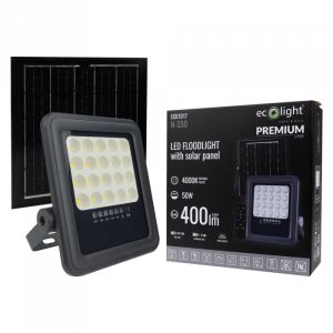 Lampa halogen LED solarna 50W 4000K / EC61017 EcoLight - 1
