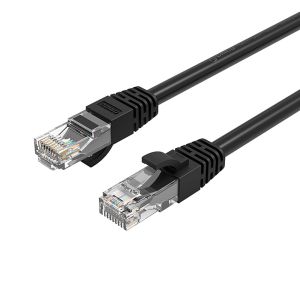 Złącze UTP-K6 10m (patchcord RJ45) Orico PUG-C6 1Gbps okrągły czarny / 209322 hur - 1